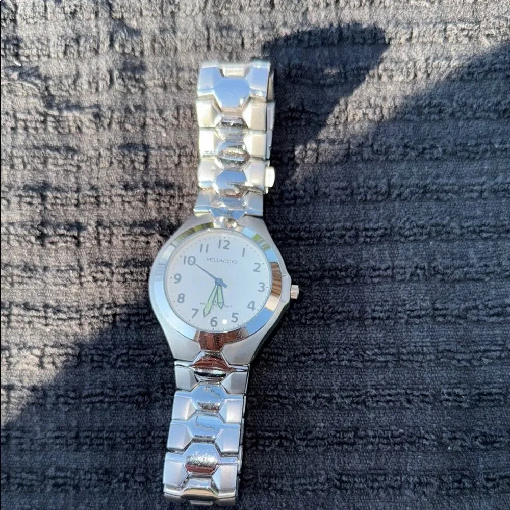 Vellaccio Silver Metallic Watch